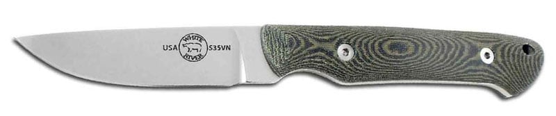 White River small game 2.62 fixed blade