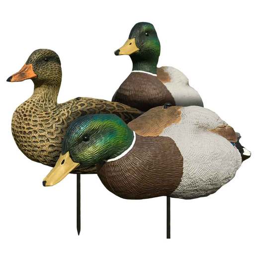 White Rock Decoys Evac Series Full Body Mallards Duck Decoys - 6 Pack