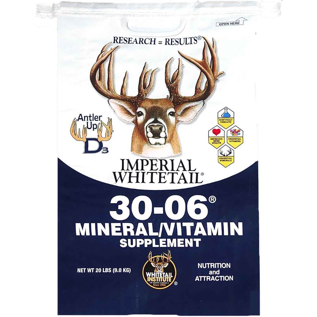 Whitetail Institute Imperial Whitetail 30-06 Mineral/Vitamin Supplement Attractant - 20lbs Whitetail Institute Imperial Whitetail 30-06 Mineral/Vitamin Supplement Attractant - 20lbs