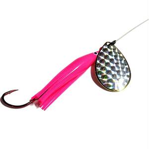 Wicked Lures King Killer Hoochie Rig - Pink/Silver, 6ft