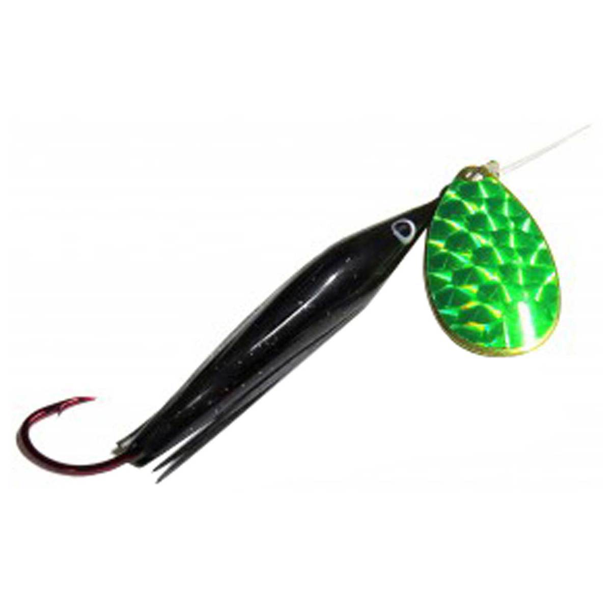 Wicked Lures Salmon &Steelhead Hoochie Rig - Black/Green, 6ft ...