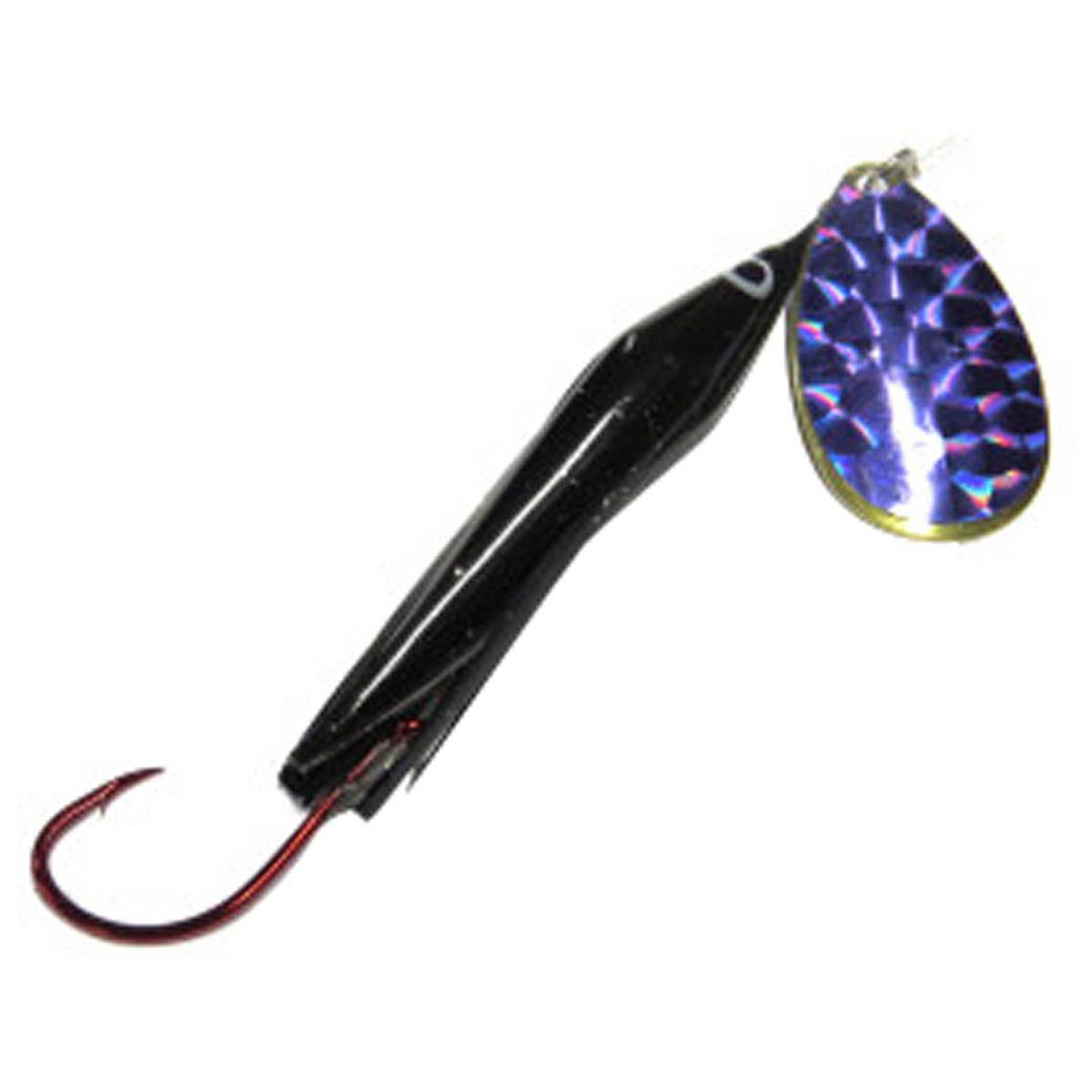 Wicked Lures Salmon &Steelhead Hoochie Rig - Black/Purple, 6ft ...