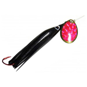 Wicked Lures Trout Killer Hoochie Rig - Black/Pink, 6ft