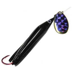 Wicked Lures Trout Killer Hoochie Rig - Black/Purple, 6ft