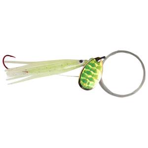 Wicked Lures Trout Killer Hoochie Rig - Green Chartreuse, 6ft