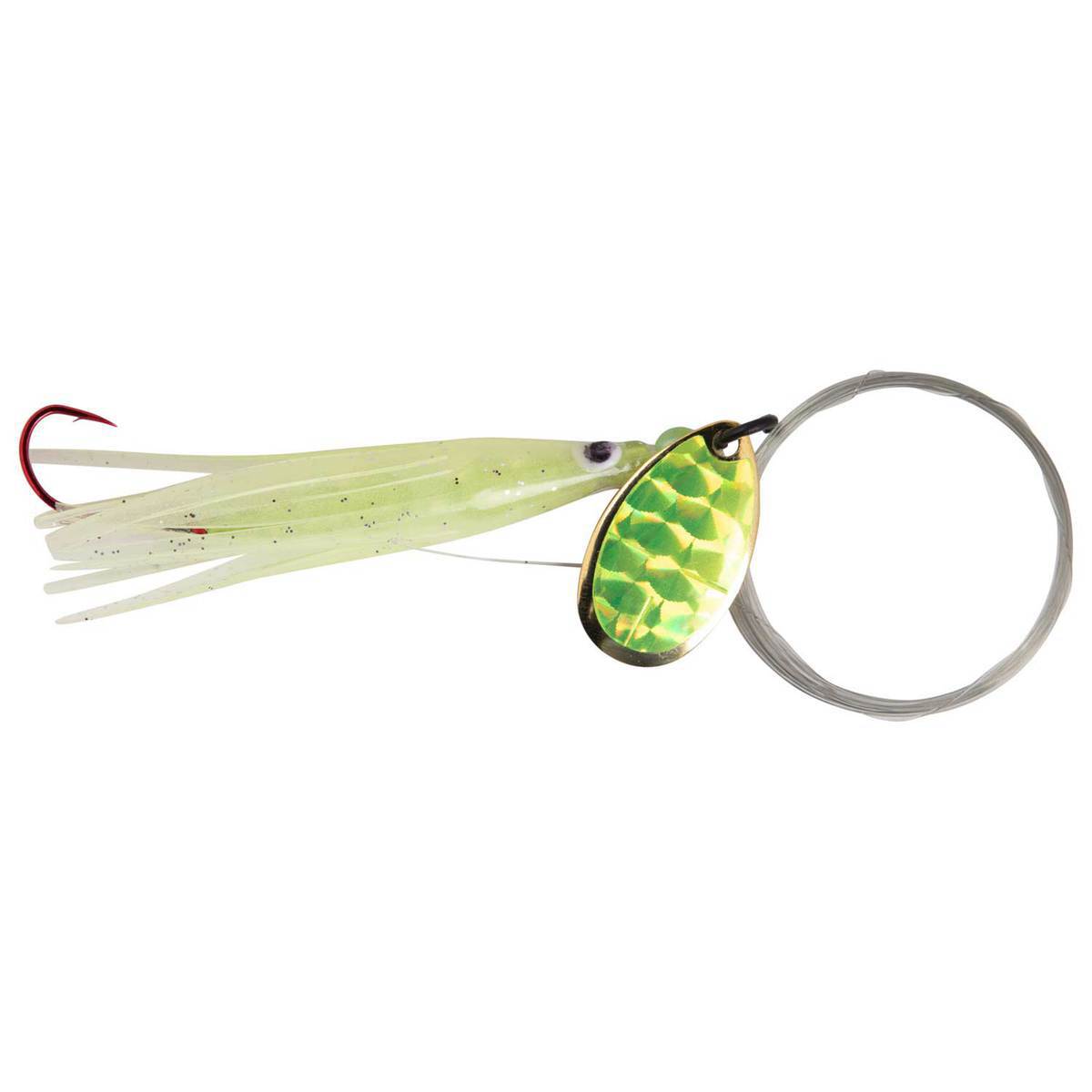 Wicked Lures Trout Killer Hoochie Rig - Green Chartreuse, 6ft ...