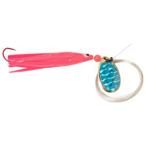 Wicked Lures Trout Killer Hoochie Rig - Pink/Blue, 6ft