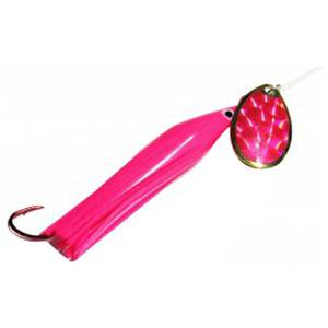 Wicked Lures Trout Killer Hoochie Rig - Pink/Pink, 6ft
