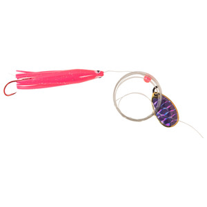 Wicked Lures Trout Killer Hoochie Rig - Pink/Purple, 6ft