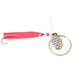 Wicked Lures Trout Killer Hoochie Rig - Pink/Silver, 6ft