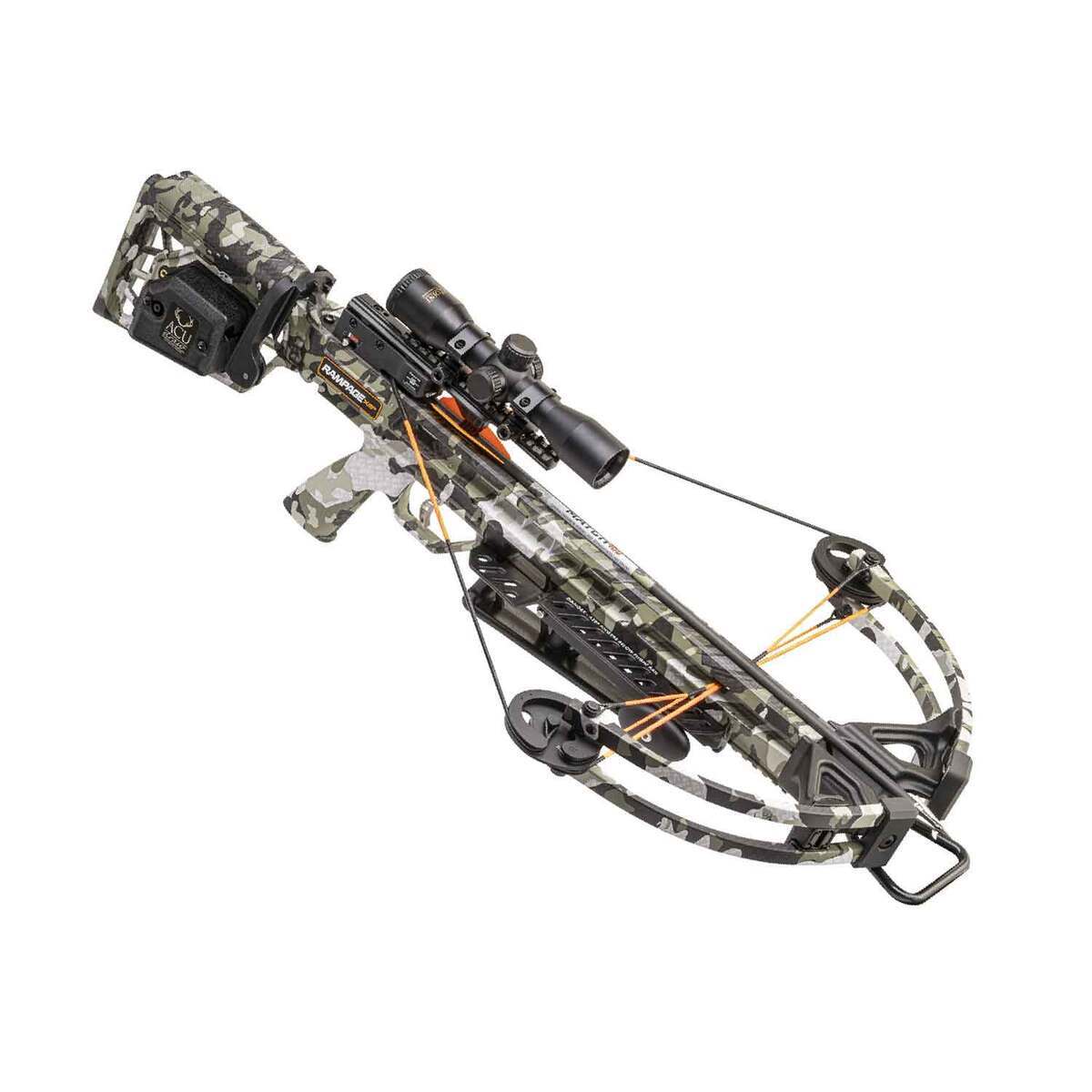 Wicked Ridge Rampage XS ACUdraw Peak XT Camo Crossbow - Package ...