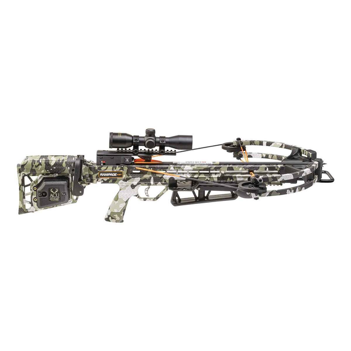 Wicked Ridge Rampage XS ACUdraw Peak XT Camo Crossbow - Package ...