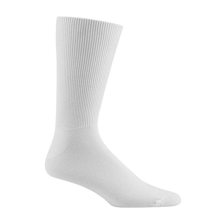 Wigwam Men's Diabetic Walker Sock - White S Wigwam Men's Diabetic Walker Sock - White S