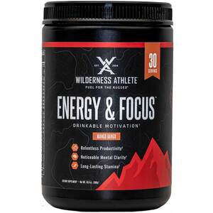 Wilderness Athlete Energy and Focus Powdered Drink Mix
