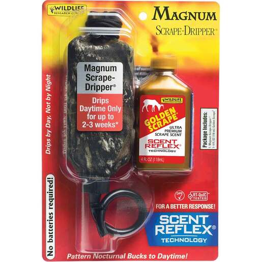 Wildlife Research Magnum Scrape-Dripper Combo with Golden Scrape Scent – 4oz