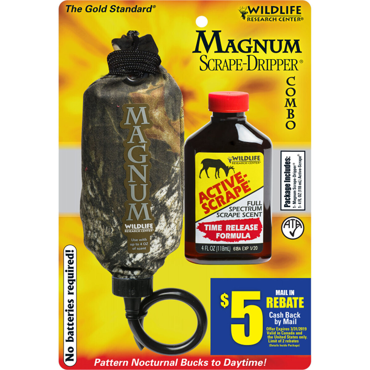 Wildlife Research Magnum Scrape-Dripper/Active-Scrape Combo - 4oz Wildlife Research Magnum Scrape-Dripper/Active-Scrape Combo - 4oz