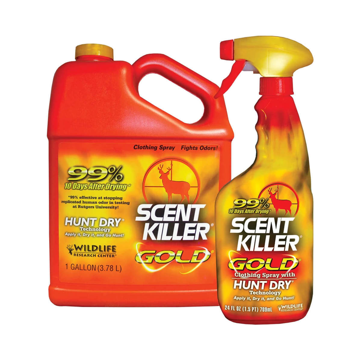 Wildlife Research Scent Killer Gold 24oz/1 Gallon Refill Combo Wildlife Research Scent Killer Gold 24oz/1 Gallon Refill Combo