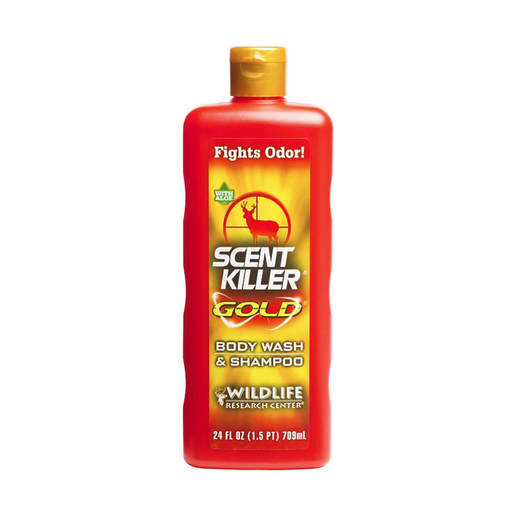 Wildlife Research Scent Killer Gold Body Wash And Shampoo – 24 Ounces – 24oz