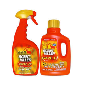 Wildlife Research Scent Killer Gold Spray And Laundry Detergent Combo