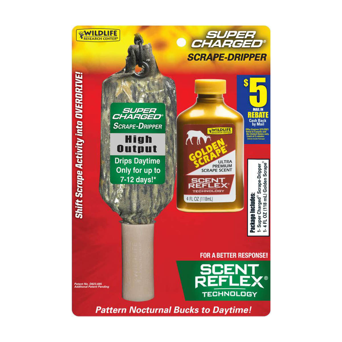 Wildlife Research Super Charged Scrape-Dripper/Golden Scrape Combo Wildlife Research Super Charged Scrape-Dripper/Golden Scrape Combo