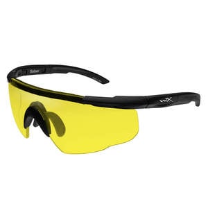 Wiley X Saber Advanced Shooting Glasses - Yellow/Black