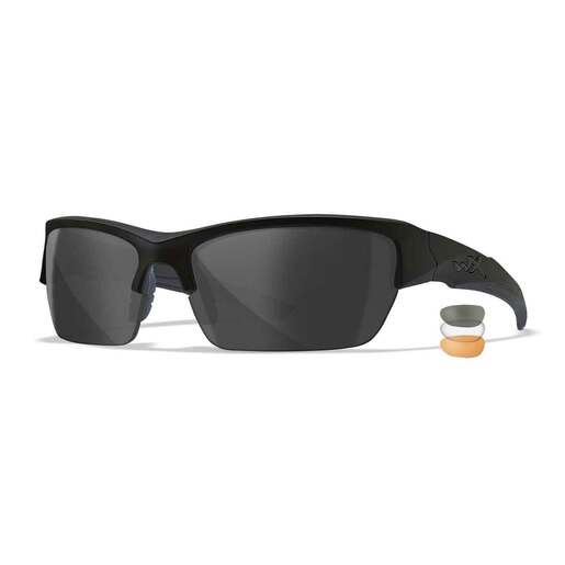 Wiley X WX Valor Shooting Glasses - Clear/Smoke Gray