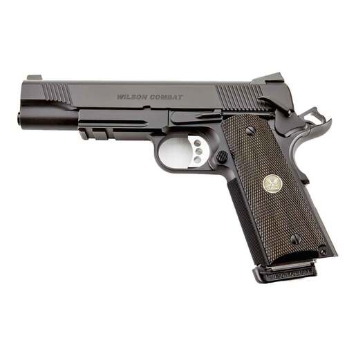 Wilson Combat CQB Lightrail 45 Auto (ACP) 5in Black Pistol - 8+1 Rounds - Black Fullsize - Wilson Combat