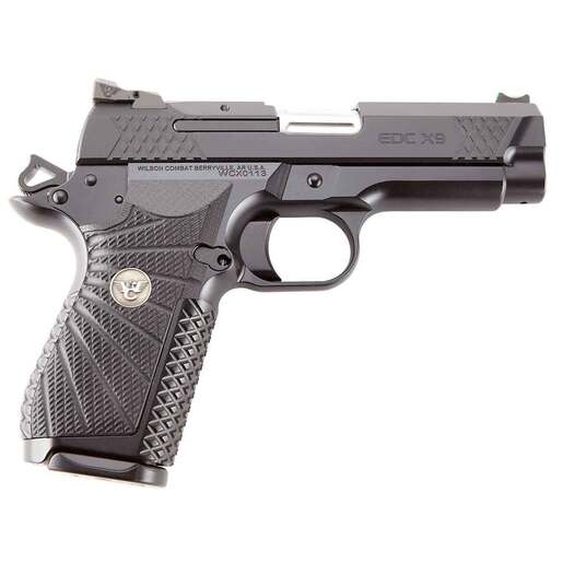 Wilson Combat EDC X9 9mm Luger 4in Black DLC Pistol - 15+1 Rounds - Black Compact image