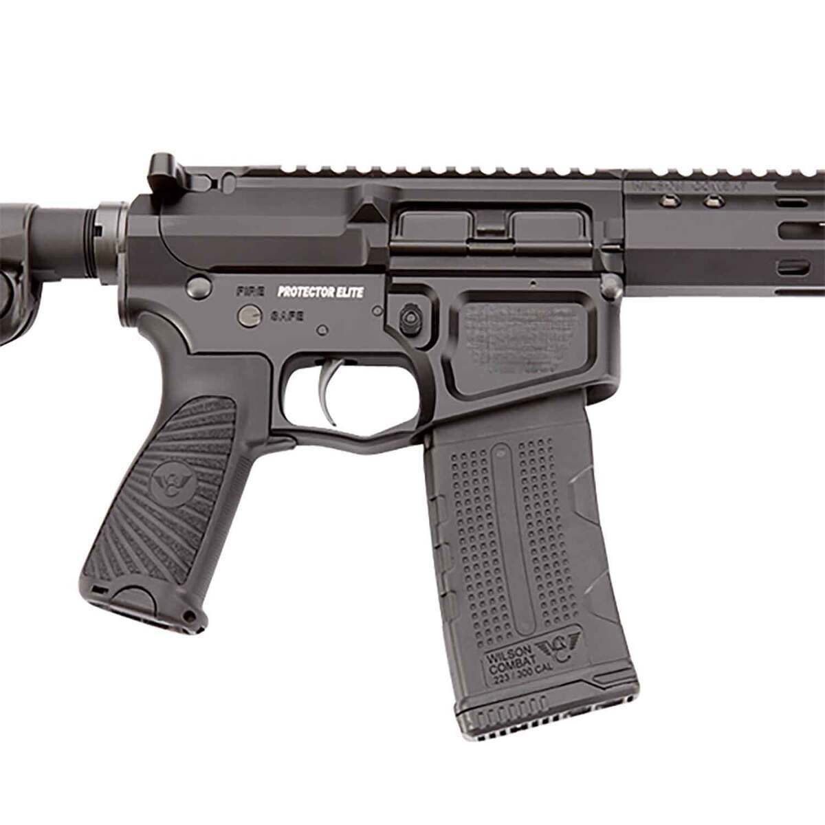 Wilson Combat Protector Elite 5.56mm NATO 16.25in Black Anodized Semi Automatic Modern Sporting Rifle - 30+1 Rounds - Black Wilson Combat Protector Elite 5.56mm NATO 16.25in Black Anodized Semi Automatic Modern Sporting Rifle - 30+1 Rounds - Black