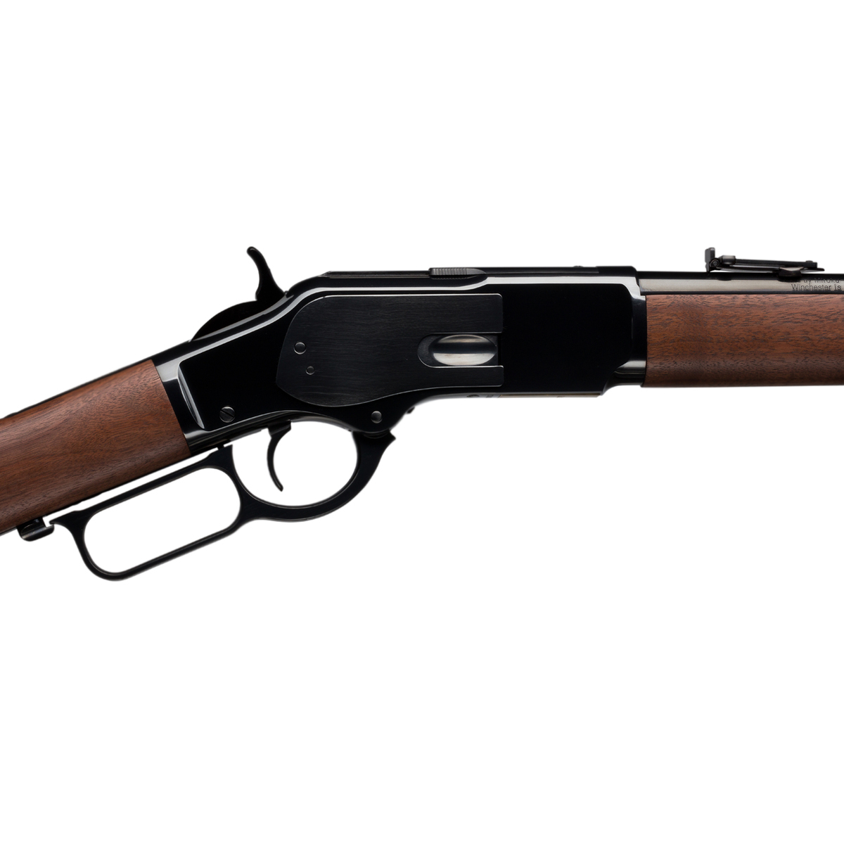 Winchester 1873 Black Walnut Brown Lever Action Carbine Rifle - 45 (Long) Colt Winchester 1873 Black Walnut Brown Lever Action Carbine Rifle - 45 (Long) Colt