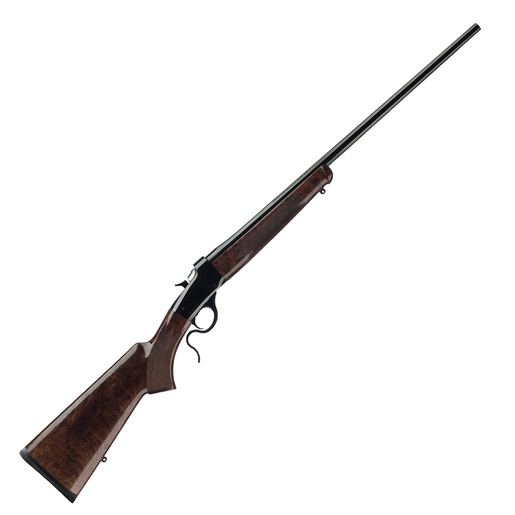 Winchester 1885 Low Wall Hunter High Grade Polished Blued Lever Action Rifle - 223 Remington - 24in - Brown, Black image