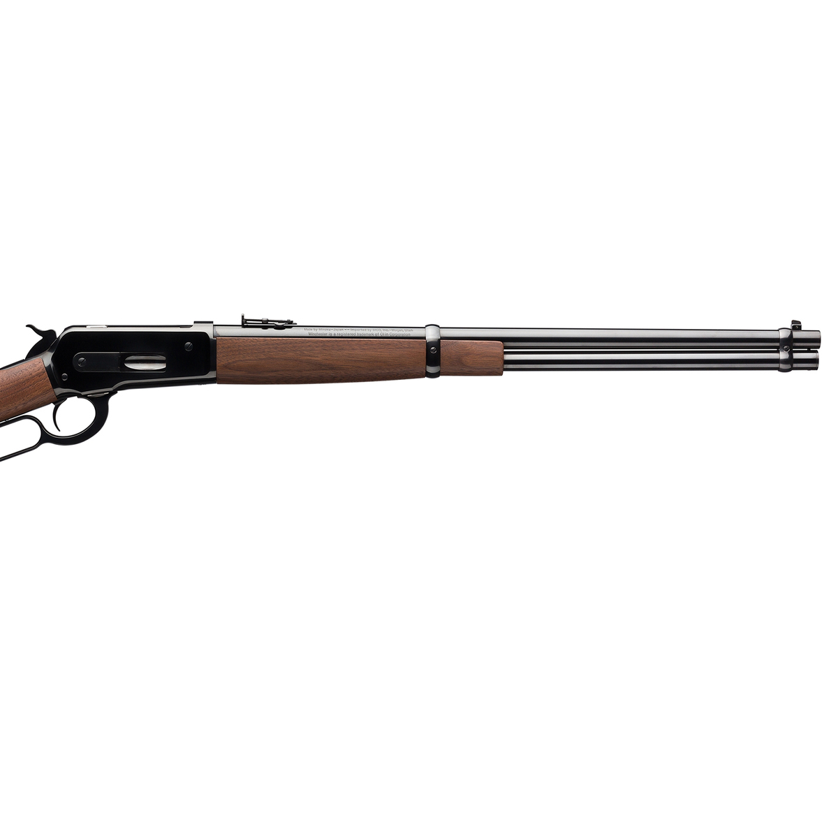 Winchester 1886 Saddle Ring Carbine Blued/Brown Lever Action Rifle – 45-70 Government – 22in - Brown Winchester 1886 Saddle Ring Carbine Blued/Brown Lever Action Rifle – 45-70 Government – 22in - Brown