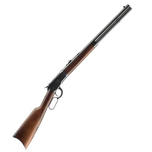 Winchester 1892 Short Rifle Gloss Blued/Walnut Lever Action Rifle - 357 Magnum - 20in - Brown image