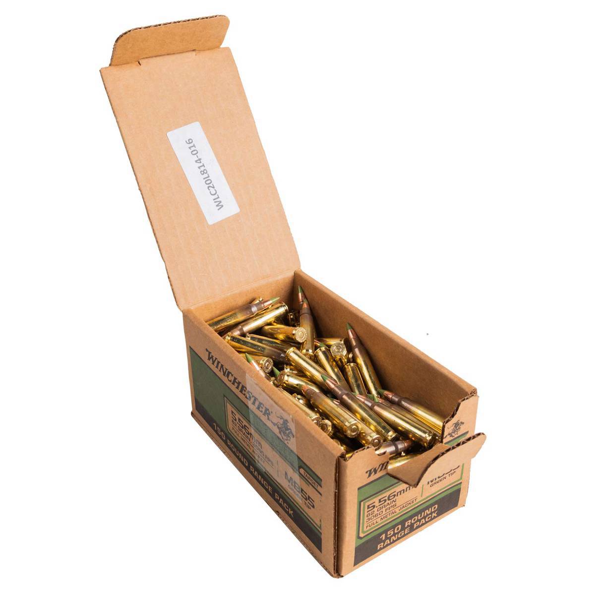 Winchester 5.56mm NATO 62gr FMJLC Rifle Ammo - 150 Rounds Winchester 5.56mm NATO 62gr FMJLC Rifle Ammo - 150 Rounds