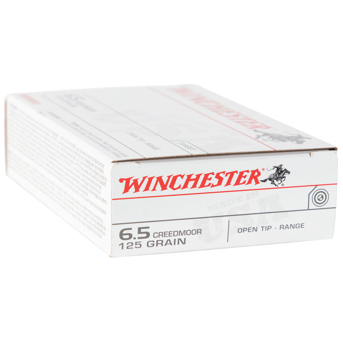 Open Tip Range Rounds Winchester 6.5 Creedmoor 125gr Open Tip Range Rifle Ammo - 20 Rounds ...