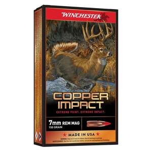 Winchester 7mm Remington Magnum 150gr CPR Rifle Ammo - 20 Rounds