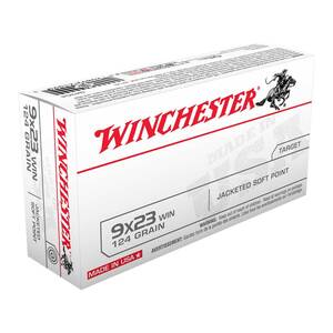 Winchester USA 9x23mm Winchester 124gr JSP Handgun Ammo - 50 Rounds