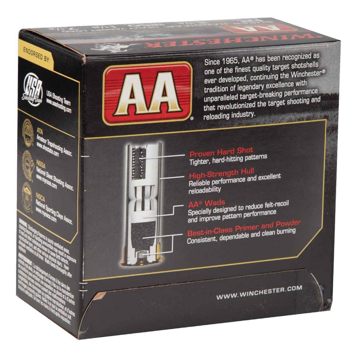 Winchester AA 12 Gauge 2-3/4in #7.5 1-1/8oz Target Shotshells - 25 Rounds Winchester AA 12 Gauge 2-3/4in #7.5 1-1/8oz Target Shotshells - 25 Rounds
