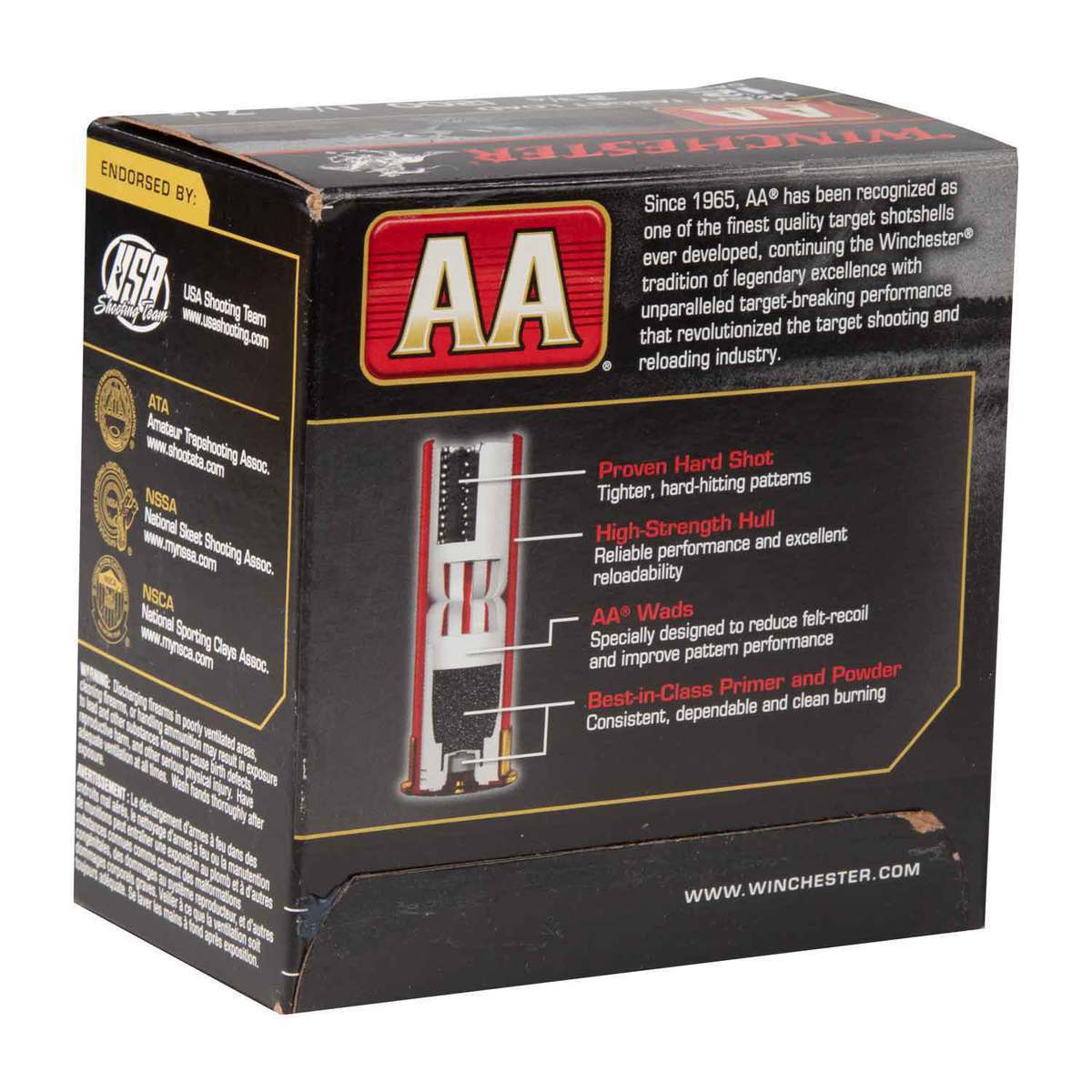 Winchester AA 12 Gauge 2-3/4in #7.5 1-1/8oz Target Shotshells - 25 Rounds Winchester AA 12 Gauge 2-3/4in #7.5 1-1/8oz Target Shotshells - 25 Rounds