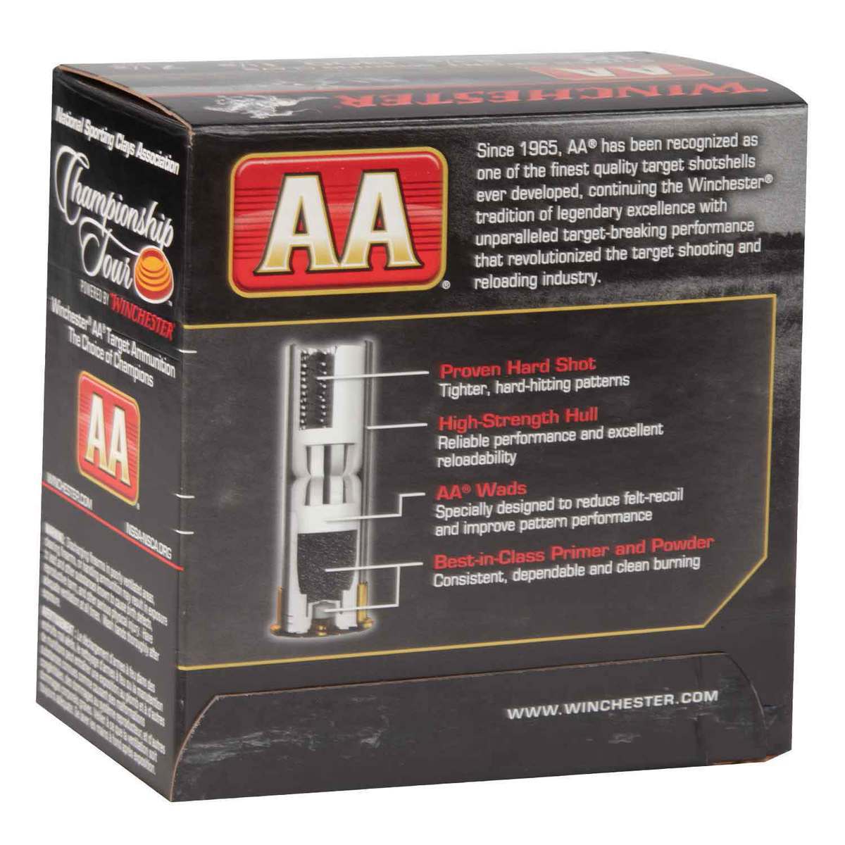 Winchester AA 12 Gauge 2-3/4in #7.5 1-1/8oz Target Shotshells - 25 Rounds Winchester AA 12 Gauge 2-3/4in #7.5 1-1/8oz Target Shotshells - 25 Rounds