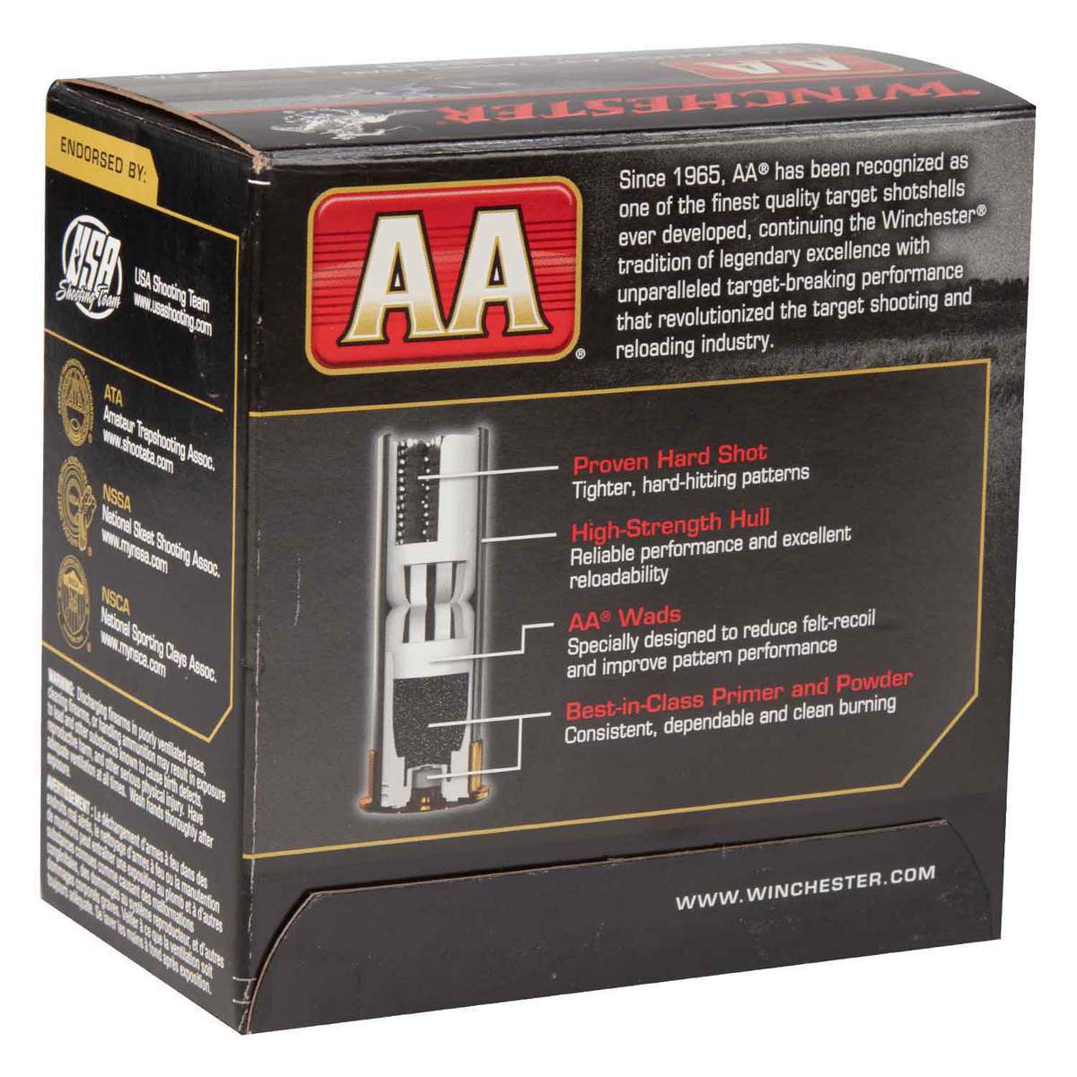 Winchester AA 12 Gauge 2-3/4in #7.5 1oz Target Shotshells - 25 Rounds Winchester AA 12 Gauge 2-3/4in #7.5 1oz Target Shotshells - 25 Rounds