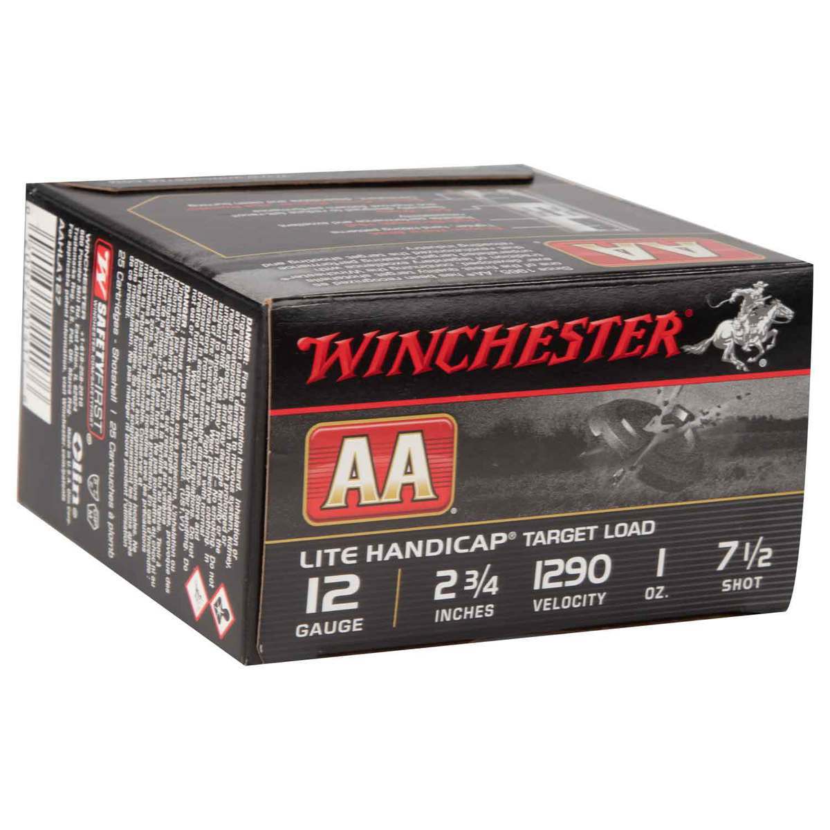 Winchester AA 12 Gauge 2-3/4in #7.5 1oz Target Shotshells - 25 Rounds Winchester AA 12 Gauge 2-3/4in #7.5 1oz Target Shotshells - 25 Rounds