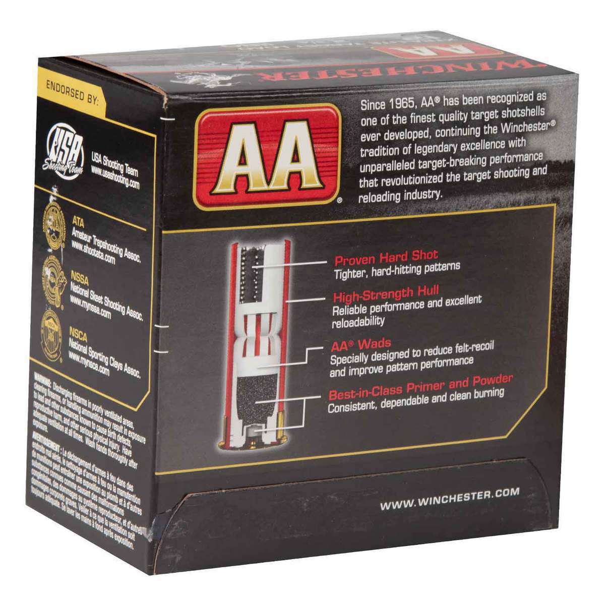 Winchester AA 12 Gauge 2-3/4in #7.5 1oz Target Shotshells - 25 Rounds Winchester AA 12 Gauge 2-3/4in #7.5 1oz Target Shotshells - 25 Rounds