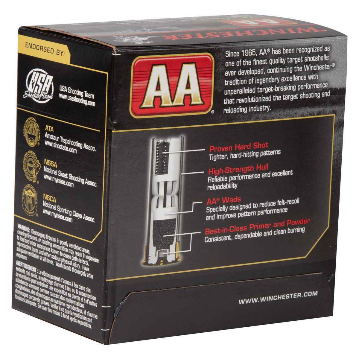 Winchester AA 12 Gauge 2-3/4in #8 1oz Target Shotshells - 25 Rounds Winchester AA 12 Gauge 2-3/4in #8 1oz Target Shotshells - 25 Rounds