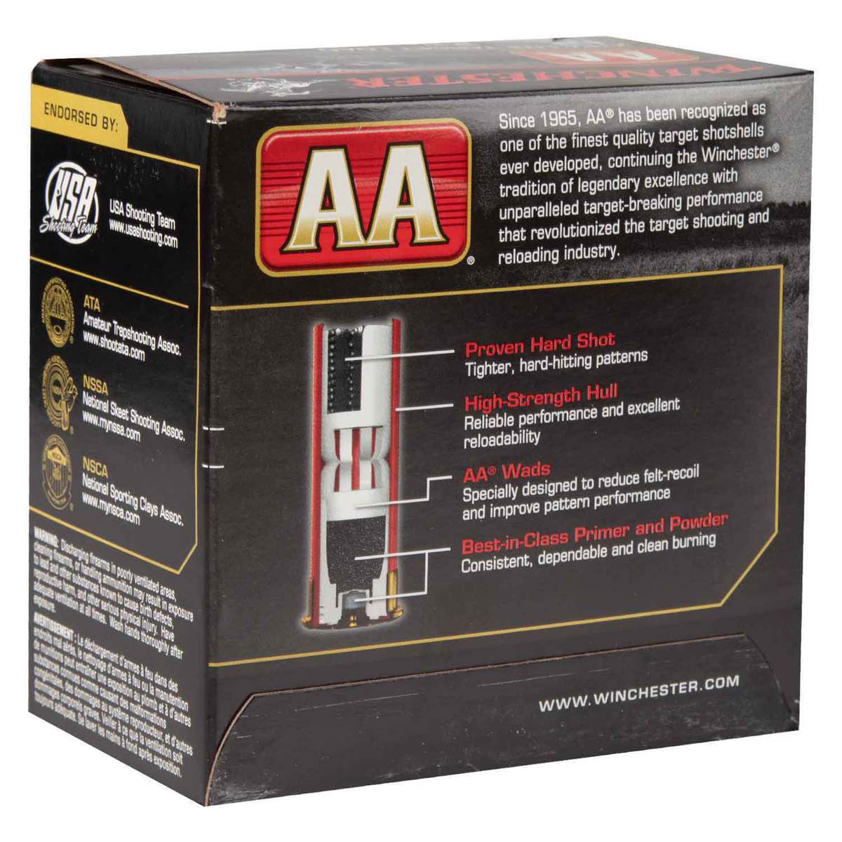 Winchester AA 12 Gauge 2-3/4in #8 1oz Target Shotshells - 25 Rounds Winchester AA 12 Gauge 2-3/4in #8 1oz Target Shotshells - 25 Rounds