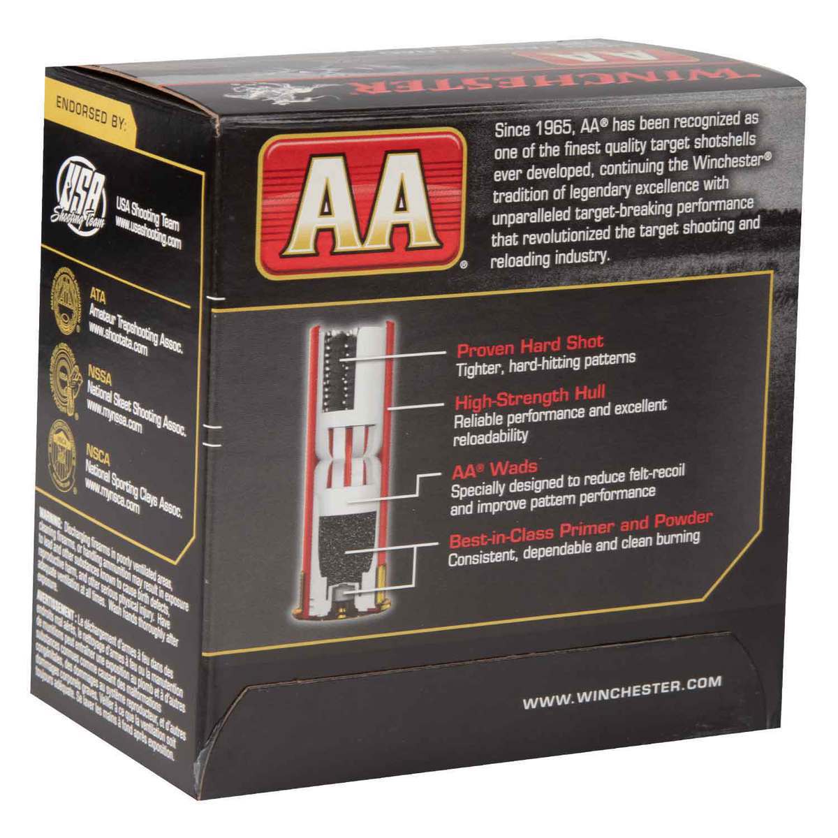 Winchester AA 12 Gauge 2-3/4in #9 1-1/8oz Target Shotshells - 25 Rounds Winchester AA 12 Gauge 2-3/4in #9 1-1/8oz Target Shotshells - 25 Rounds