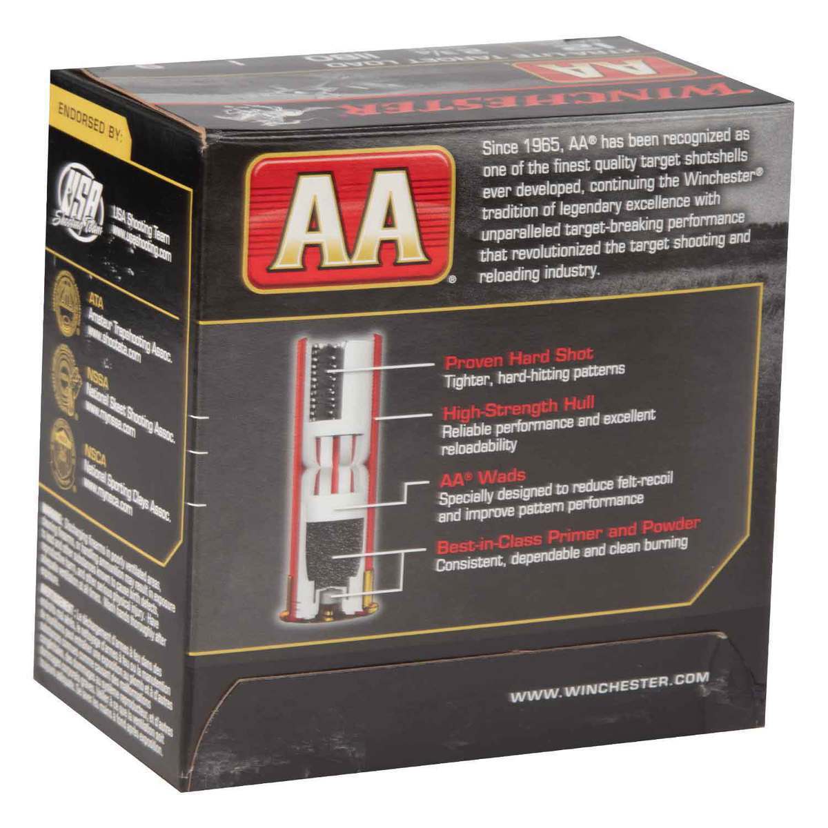 Winchester AA 12 Gauge 2-3/4in #9 1oz Target Shotshells - 25 Rounds Winchester AA 12 Gauge 2-3/4in #9 1oz Target Shotshells - 25 Rounds