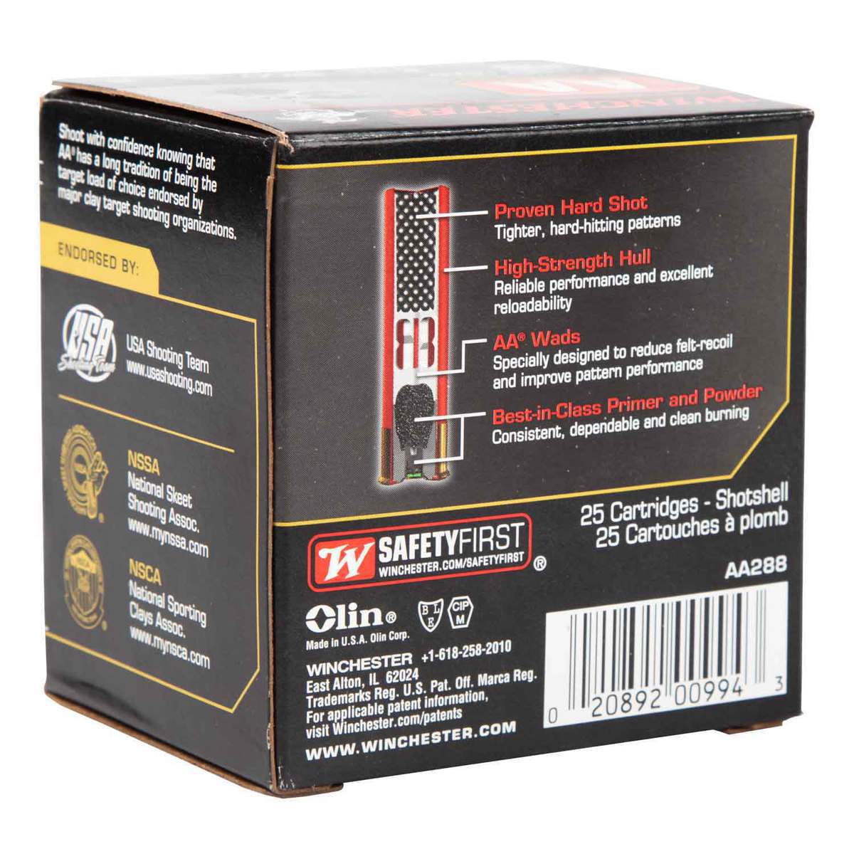 Winchester AA 28 Gauge 2-3/4in #8 3/4oz Target Shotshells - 25 Rounds Winchester AA 28 Gauge 2-3/4in #8 3/4oz Target Shotshells - 25 Rounds