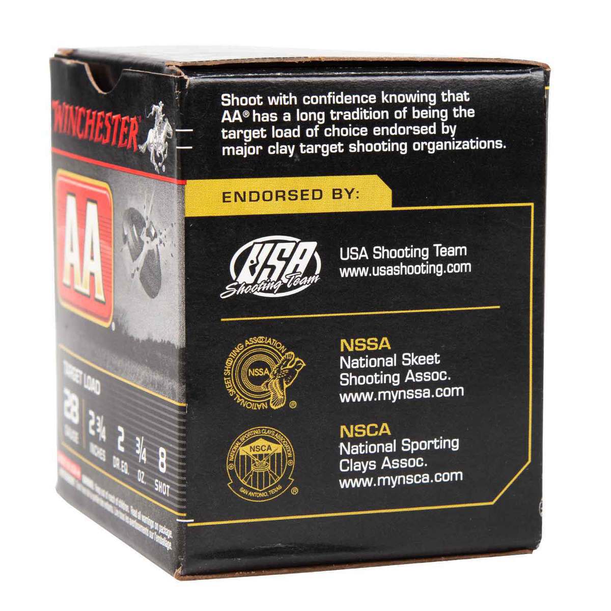 Winchester AA 28 Gauge 2-3/4in #8 3/4oz Target Shotshells - 25 Rounds Winchester AA 28 Gauge 2-3/4in #8 3/4oz Target Shotshells - 25 Rounds
