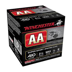 Winchester AA 410 Gauge 2-1/2in #8 1/2oz Target Shotshells - 25 Rounds